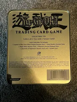 Yu-gi-oh Joey Wheeler Jinzo Collectors Tin With 270 card lot - Image 11