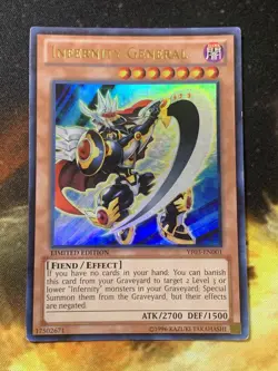 Yugioh Infernity General YF03-EN001 Limited Edition Ultra Rare Near Mint - Image 10