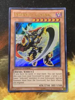Yugioh Infernity General YF03-EN001 Limited Edition Ultra Rare Near Mint - Image 3