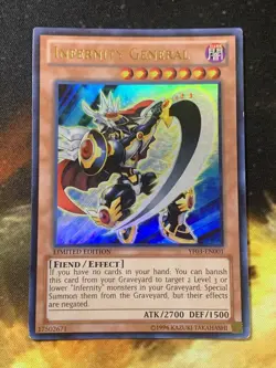 Yugioh Infernity General YF03-EN001 Limited Edition Ultra Rare Near Mint - Image 9