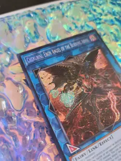 NM Secret Rare Cherubini, Ebon Angel Of The Burning Abyss RA01-EN042 Yugioh - Image 2