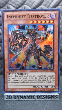| Yugioh Infernity Destroyer BPW2-EN030 1st Edition Super Rare LP 🔥 | - Image 3