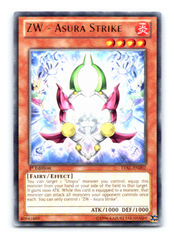 ZW - Asura Strike - LVAL-EN002 - Rare - 1st Edition Yugioh - Image 2