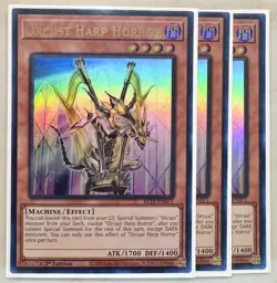 Yugioh! 3x Orcust Harp Horror BLTR-EN071 Ultra Rare 1st Ed NM - Image 1