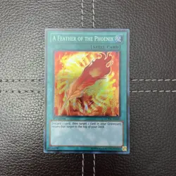 Yu-Gi-Oh! A Feather of the Phoenix LCYW-EN280 1st Edition Near Mint Secret Rare - Image 1