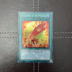 Yu-Gi-Oh! A Feather of the Phoenix LCYW-EN280 1st Edition Near Mint Secret Rare - Image 3
