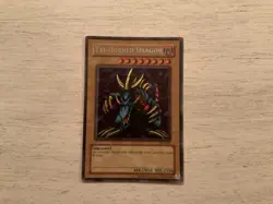 Tri-Horned Dragon LOB-000 Secret Rare – Yu-Gi-Oh! Unlimited – HP Condition - Image 1