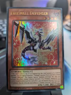 YuGiOh! Firewall Defenser CYAC-EN001 Ultra Rare 1st Ed - Image 2