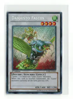 DAIGUSTO FALCOS HA06-EN049 1ST EDITION SECRET RARE YUGIOH TCG NM - Image 1