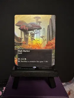 x1 High Market (0063) - Foil - Borderless R MTG Edge of Eternities: Stellar Sigh - Image 1