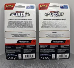 Pokemon TCG Scarlet & Violet Stellar Crown Checklane Blister Packs SV07 w/ Swirl - Image 6