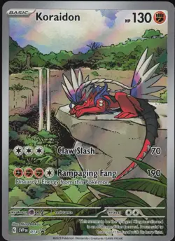 Koraidon - 014 - Scarlet & Violet Promo - Pokemon Card Full Art Fighting Type  - Image 2