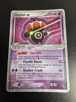 Claydol ex 93/108 Holo - Pokemon 2007 Power Keepers DMG - Image 1
