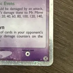 Pokémon TCG Mr Mime Ex 11/112 DMG READ DESCRIPTION - Image 10
