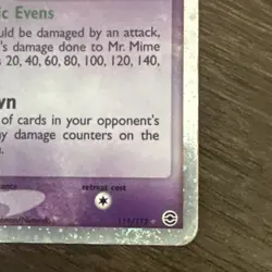 Pokémon TCG Mr Mime Ex 11/112 DMG READ DESCRIPTION - Image 4