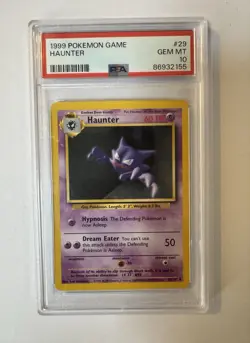 Haunter 29/102 Base Set 1999 Unlimited Pokemon PSA 10 Gem Mint - Image 1