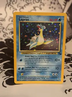 Pokémon Lapras 10/62 Base Set Fossil Holo - Image 3