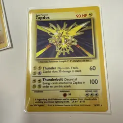 Pokémon Cards Vtg Gyrados base set Fossil holo Lot Articuno Zapdos Aerodactyl 4 - Image 10