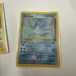 Pokémon Cards Vtg Gyrados base set Fossil holo Lot Articuno Zapdos Aerodactyl 4 - Image 2