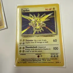 Pokémon Cards Vtg Gyrados base set Fossil holo Lot Articuno Zapdos Aerodactyl 4 - Image 3