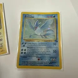 Pokémon Cards Vtg Gyrados base set Fossil holo Lot Articuno Zapdos Aerodactyl 4 - Image 9