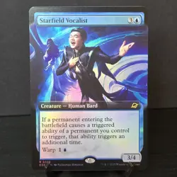 MTG Edge of Eternities Starfield Vocalist (Extended Art - Foil) 0328 - Image 2