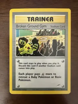 Pokemon Card - Broken Ground Gym Neo Destiny 92/105 LP - Image 3
