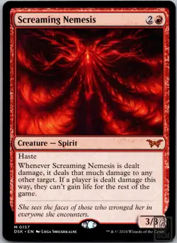 Screaming Nemesis #157 Mythic MTG Duskmourn: House of Horror NM English - Image 1