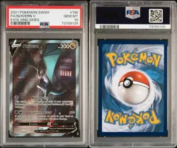 2021 Pokemon Evolving Skies Noivern V 196/203 FA Alternative Artwork PSA 10 - Image 3