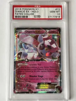 Pokemon Diancie EX - XY - Fates Collide (FCO) PSA 10 *pop 50* - Image 1