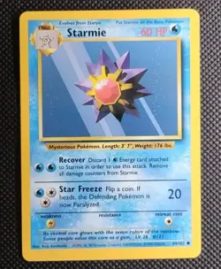 Starmie Base Set Pokemon Card 64/102 WOTC Common - EXCELLENT LP / NM - Image 3