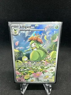 ENGLISH 2025 Near Mint Pokemon Lilligant Illustration Rare 092/086 Black & White - Image 1