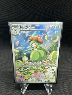 ENGLISH 2025 Near Mint Pokemon Lilligant Illustration Rare 092/086 Black & White - Image 2