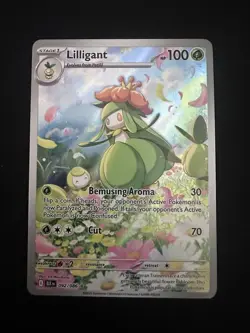 ENGLISH 2025 Near Mint Pokemon Lilligant Illustration Rare 092/086 Black & White - Image 1