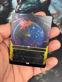 Mana Confluence (0115) Borderless Galaxy Foil MTG Edge of Eternities  - Image 1