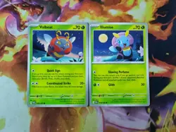 Volbeat & Illumise Pair Of 2 Twilight Masquerade Pokemon Cards - Image 2