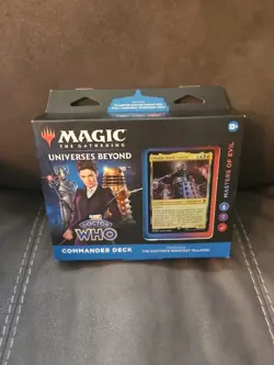 MTG Universes Beyond: Doctor Who Masters Of Evil Commander Deck New Sealed - Image 1