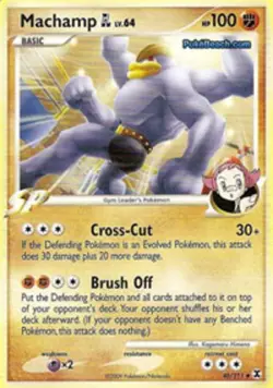 Machamp [GL] - 46/111 - Uncommon PL/MP, English Pokemon Rising Rivals - Image 1