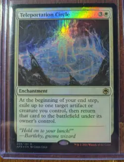 MTG Teleportation Circle Adventures in the Forgotten Realms Foil NM - Image 1