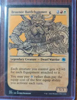 MTG Bruenor Battlehammer (Showcase) Adventures in the Forgotten Realms Regular - Image 1