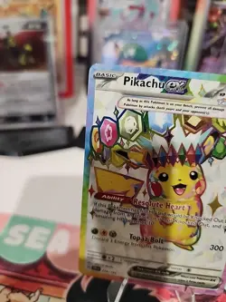 Pikachu EX 219/191 Ultra Rare Surging Sparks NEAR MINT Pokemon Card - Image 12