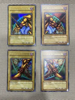 Yugioh Exodia Right Arm, Left Arm, Right Leg, Left Leg Of The Forbidden One LOB - Image 2