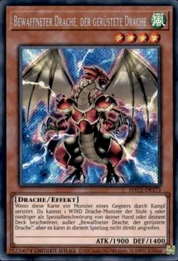 Yugioh HAC1-EN173 - Armed Dragon, the Armored Dragon - Secret Rare - Image 1