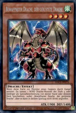 Yugioh HAC1-EN173 - Armed Dragon, the Armored Dragon - Secret Rare - Image 2