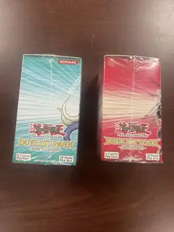 YUGIOH Duelist Pack JADEN YUKI 3 & JESSE ANDERSON Booster Box 1st Edition Sealed - Image 2