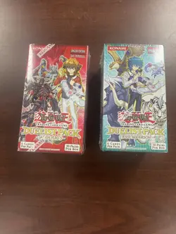 YUGIOH Duelist Pack JADEN YUKI 3 & JESSE ANDERSON Booster Box 1st Edition Sealed - Image 9