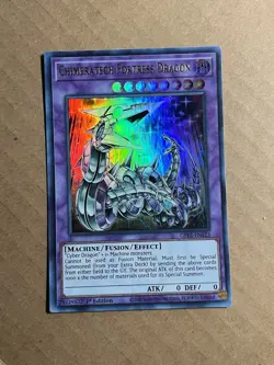 Yugioh Chimeratech Fortress Dragon GFP2-EN123 Ultra Rare 1st Ed NM - Image 1
