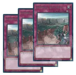 Yugioh - Imperial Iron Wall x 3 - 1st Edition Rare LP - Plus Free Holo Card - Image 1