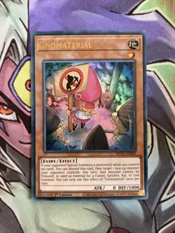 MP20-EN050 Gnomaterial Ultra Rare 1st Edition NM Yugioh Card - Image 1