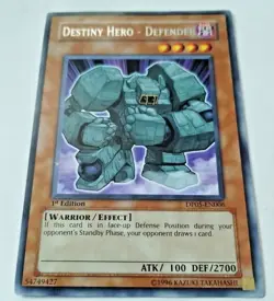 Yu-Gi-Oh! TCG Destiny Hero - Defender Duelist Pack 5: Aster Phoenix DP05-EN006 … - Image 2